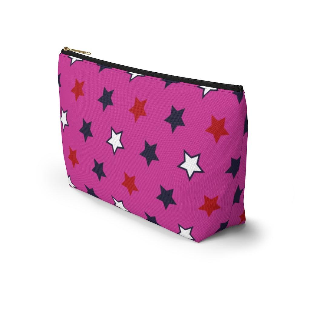 Starry Magenta Accessory Pouch