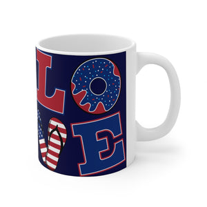 LOVE Ceramic Ink Mug 11oz