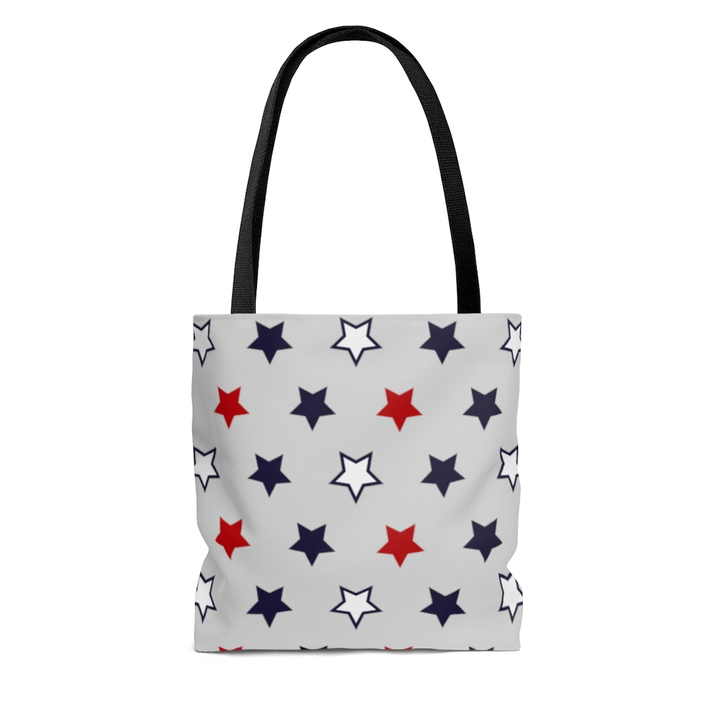 AOP Star Girl Slate Tote Bag