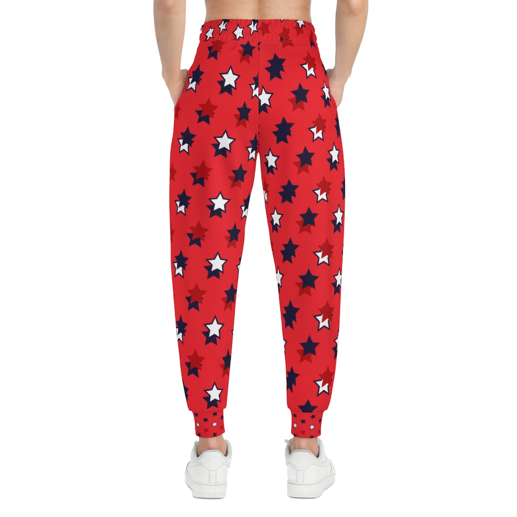 Unisex AOP Starry Red Joggers