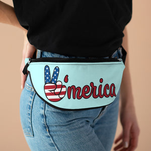 All American Icy Blue Fanny Pack