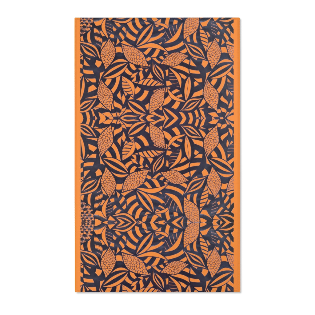 Tropical Minimalist Peach Area Rug