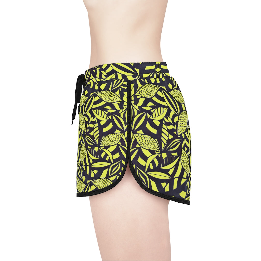 Canary Tropical Minimalist Relaxed Shorts