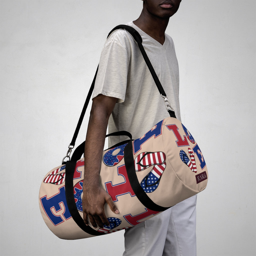 American Love Nude Duffel Bag