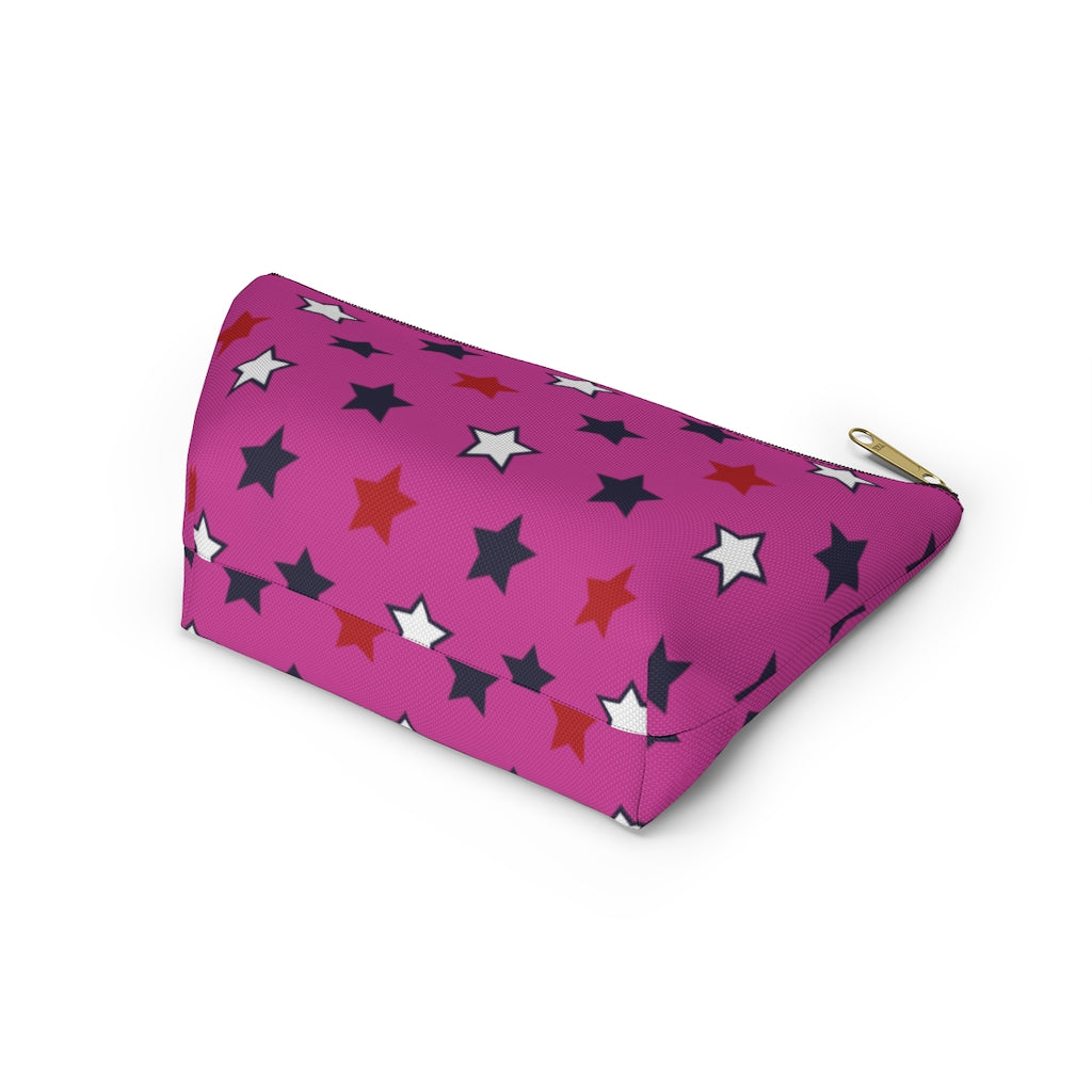 Starry Magenta Accessory Pouch