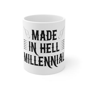 Millennial White Ceramic Mug 11oz