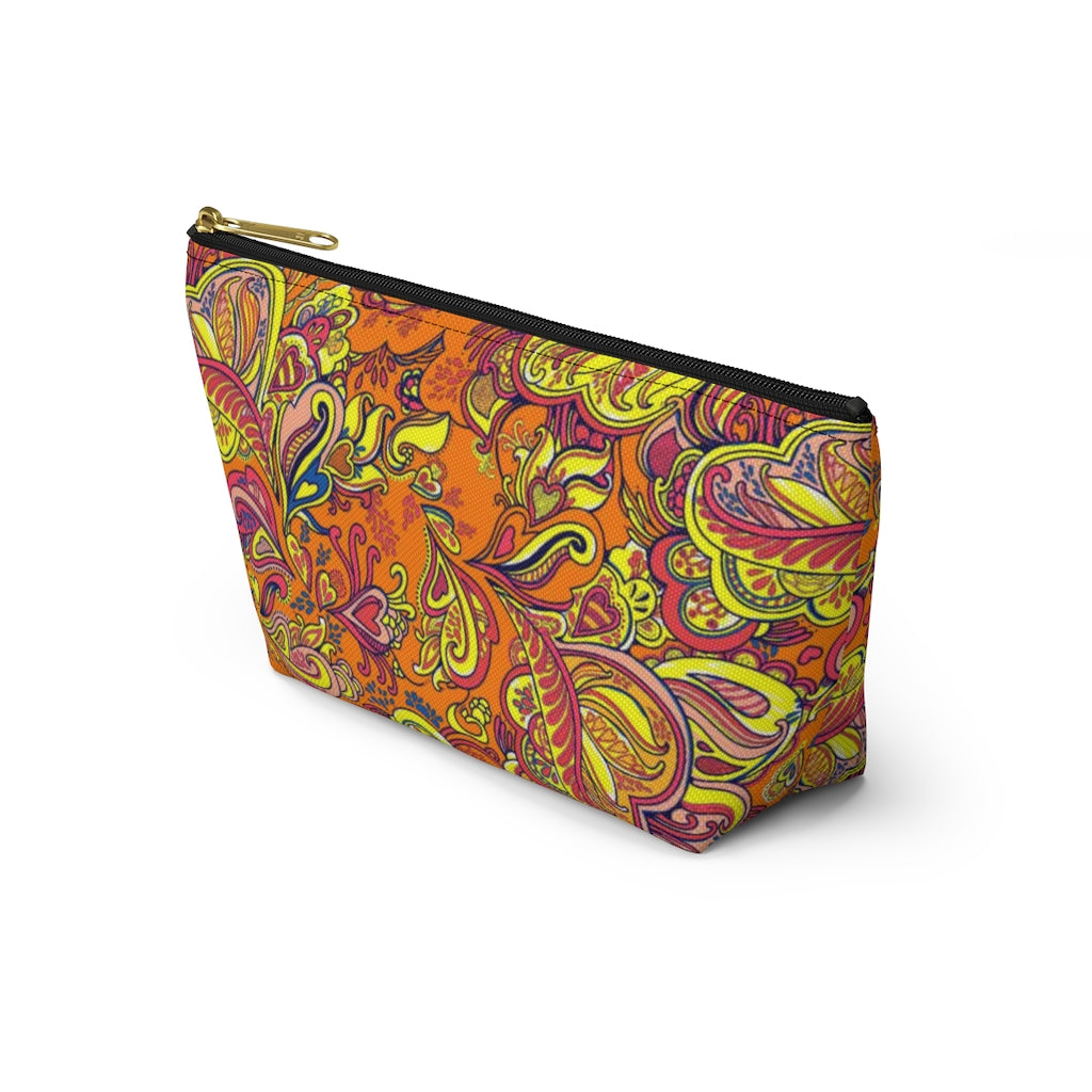 Paisley Hearts Accessory Pouch