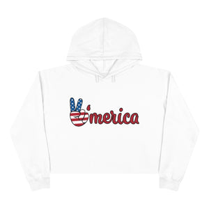 American Crop Hoodie