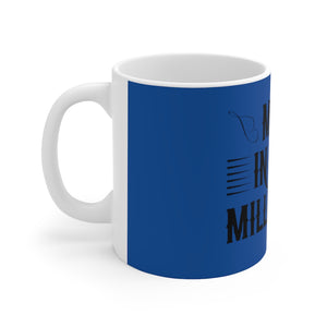 Millennial Royal Blue Ceramic Mug 11oz