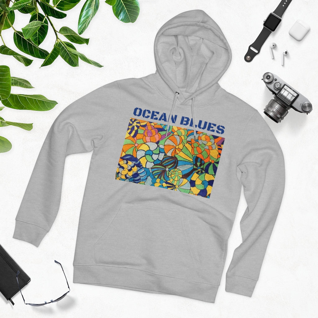Ocean Blues Unisex Cruiser Organic Hoodie