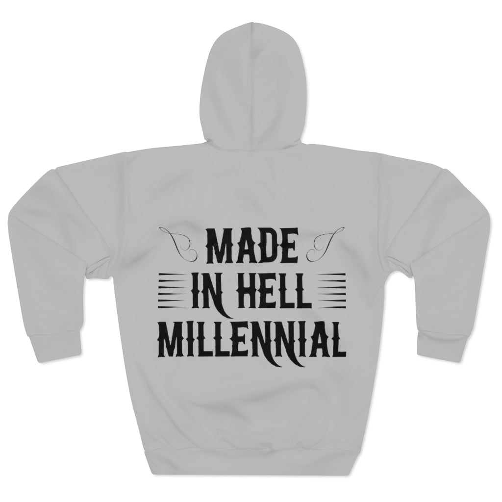 Millennial Pullover Grey Hoodie