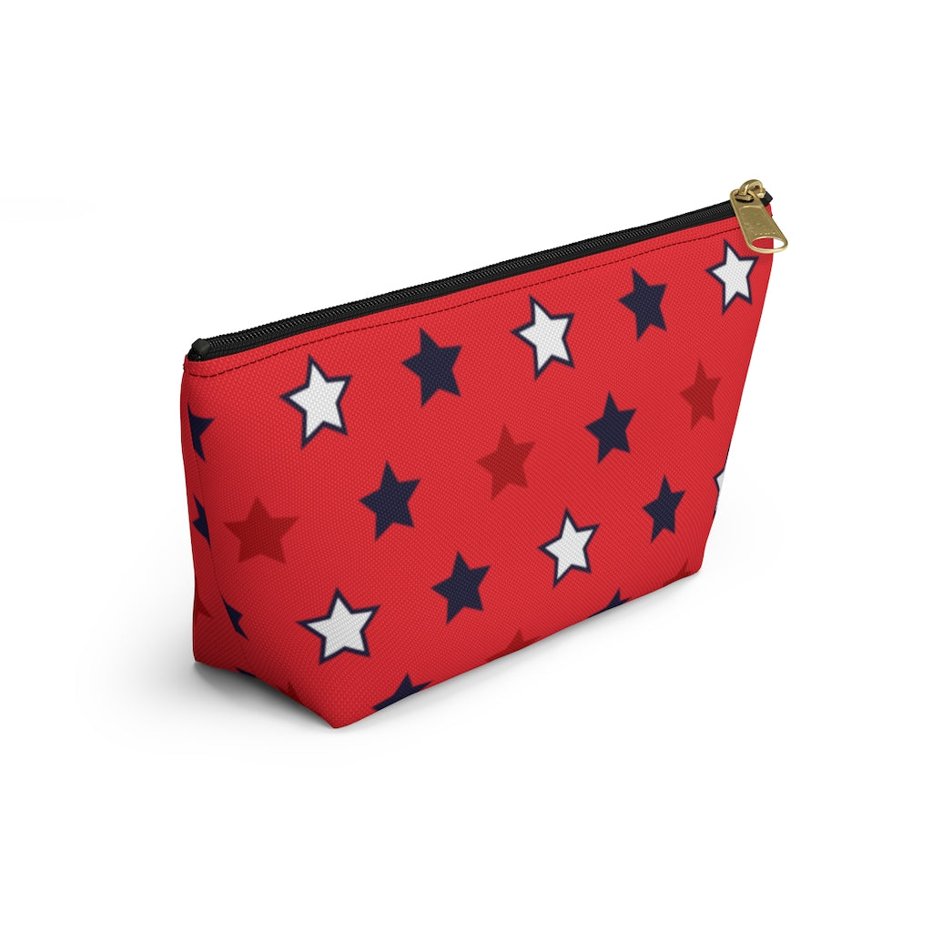 Starry Red Accessory Pouch