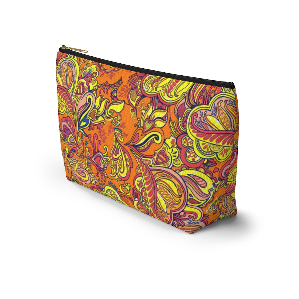 Paisley Hearts Accessory Pouch