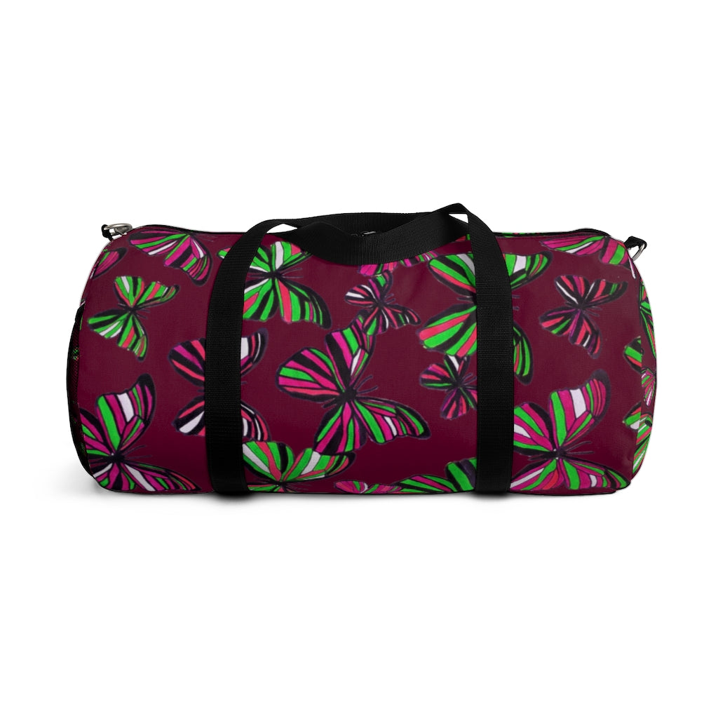 Butterflies Marsala Duffel Bag