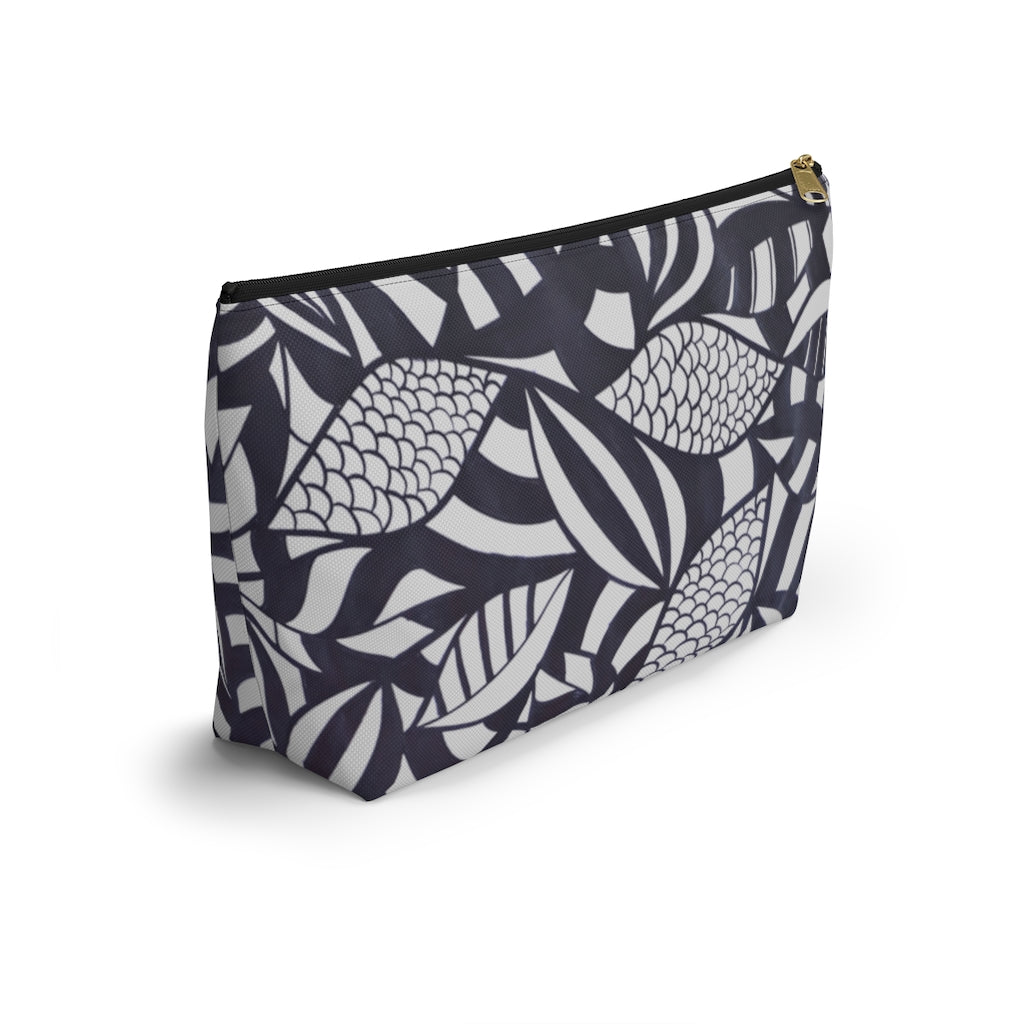 Slate Tropical Minimalist Accessory Pouch