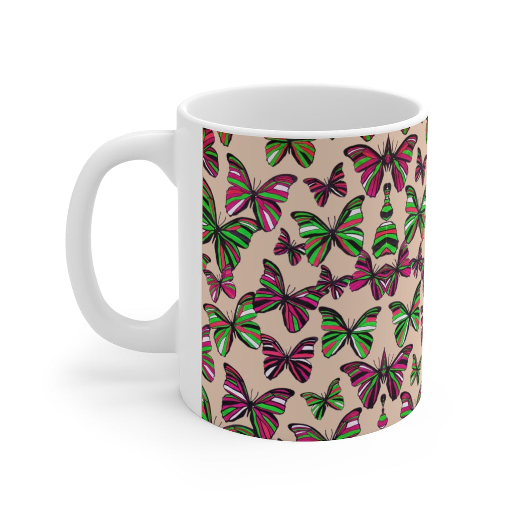 Butterflies Nude Mug 11oz