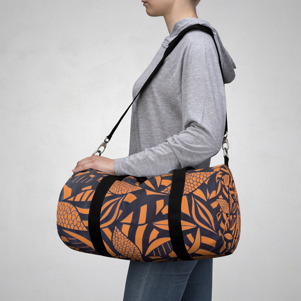 Tropical Minimalist Peach Duffel Bag