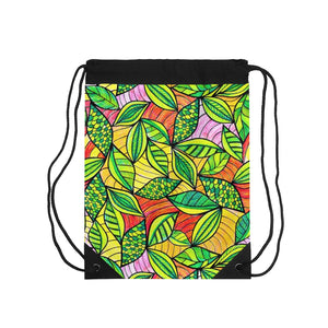 Tropical Resort Drawstring Bag