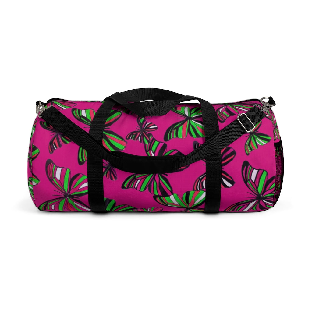 Butterflies Rose Duffel Bag