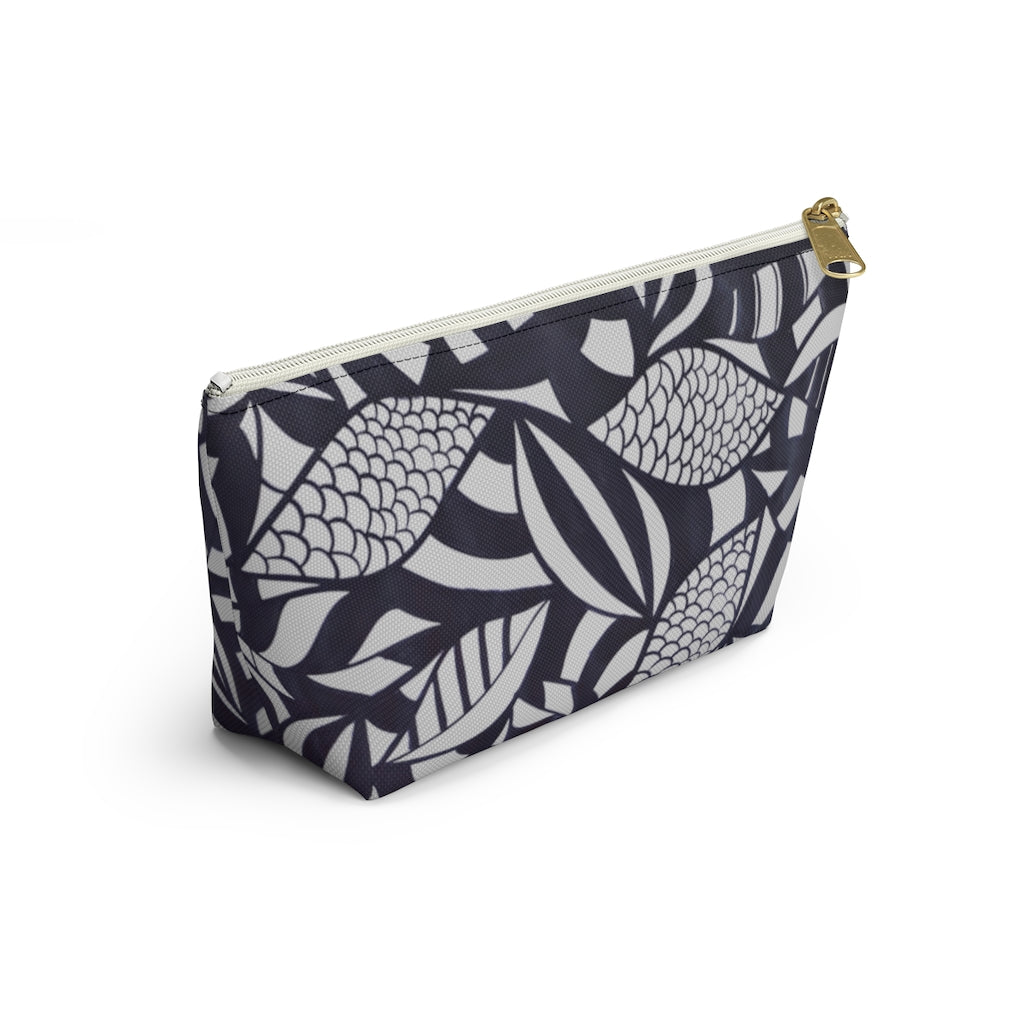 Slate Tropical Minimalist Accessory Pouch