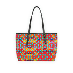 Red Sunflower PU Leather Shoulder Bag