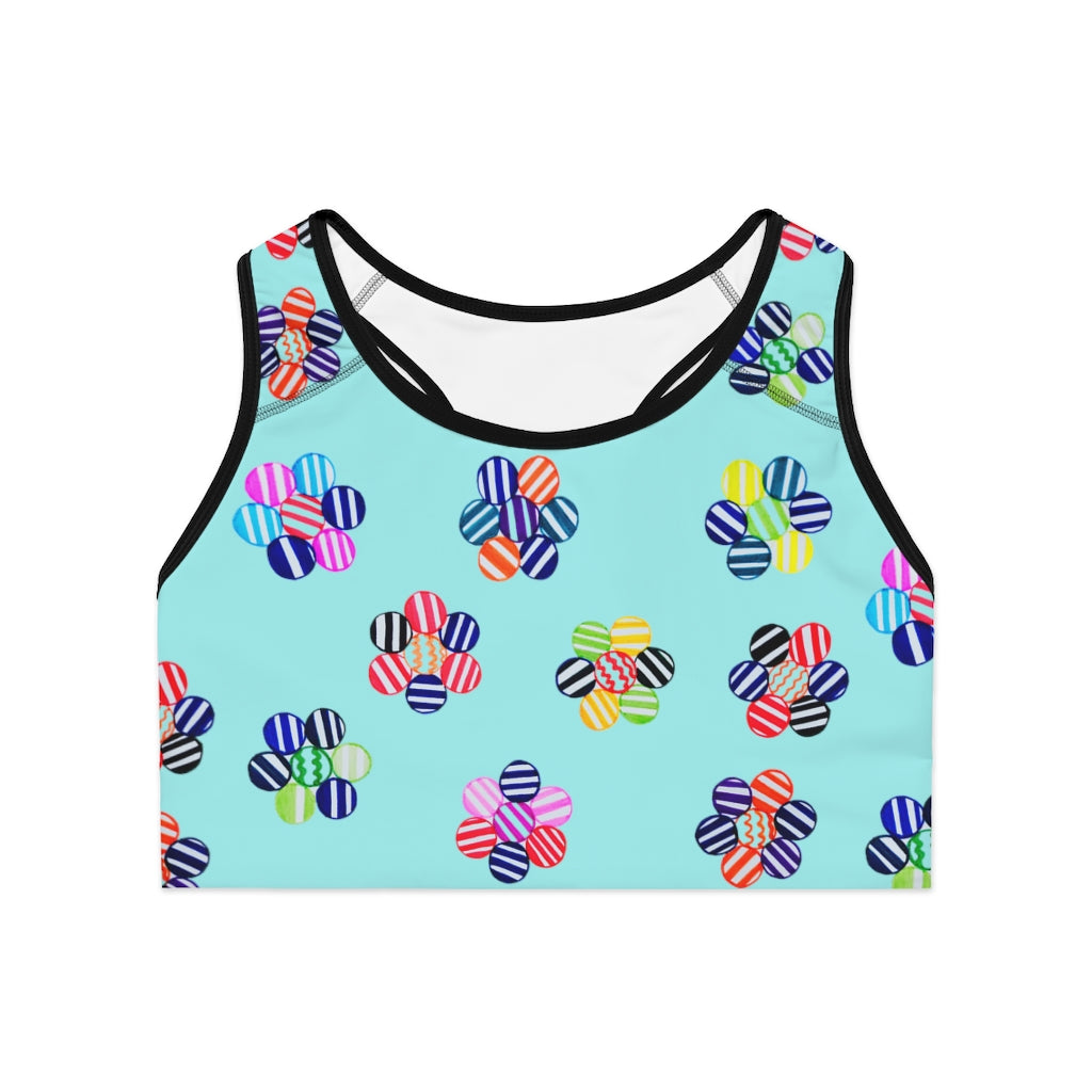 Icy Candy Florals (AOP) Sports Bra