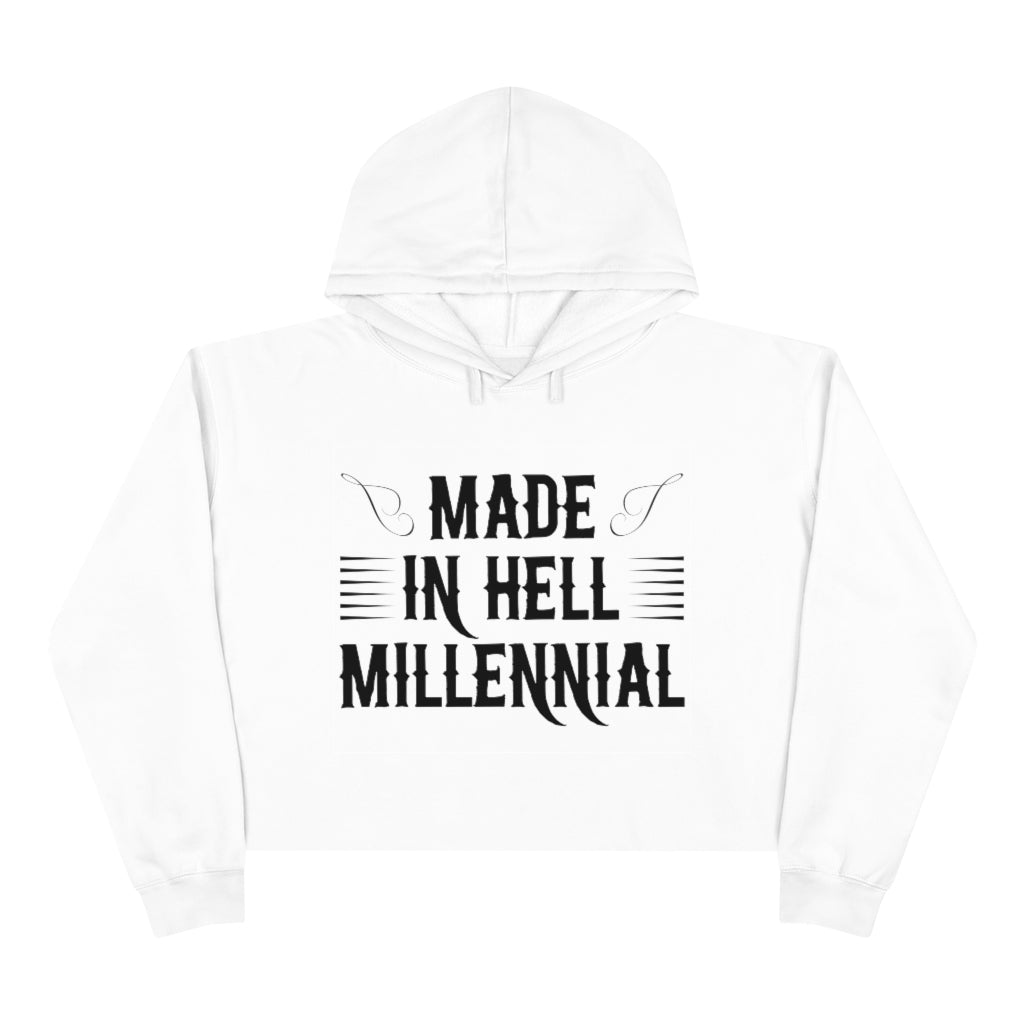 Women's Millennial Crop Hoodie