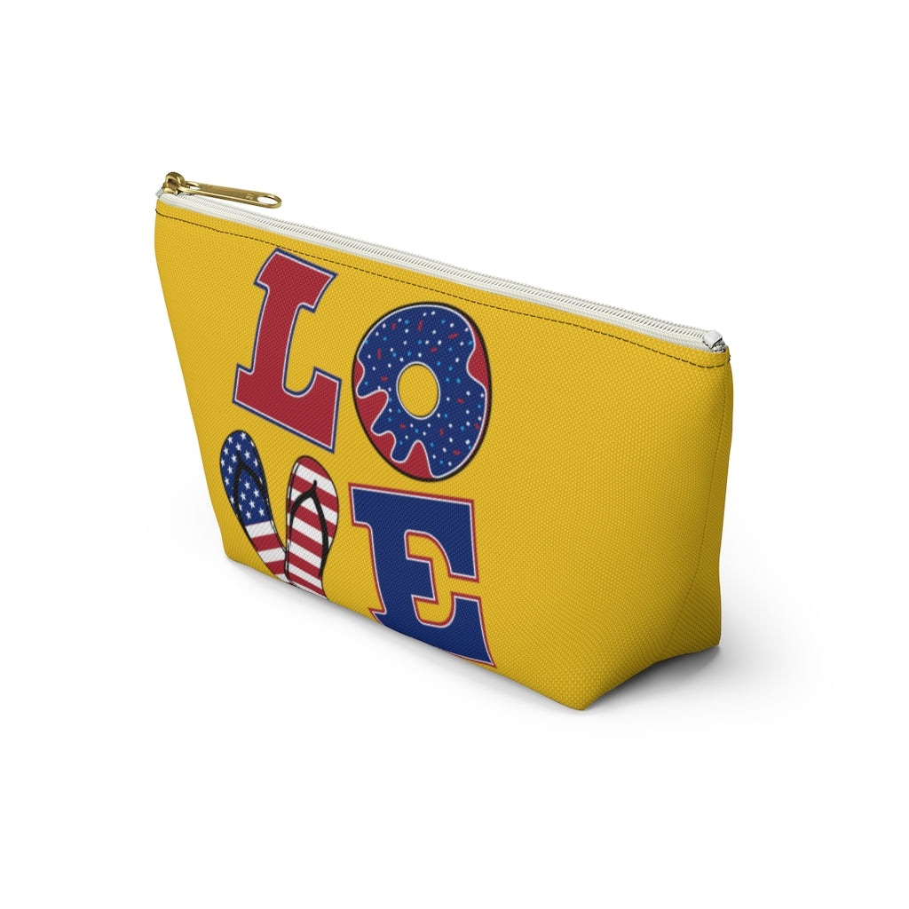 Love Yellow Accessory Pouch