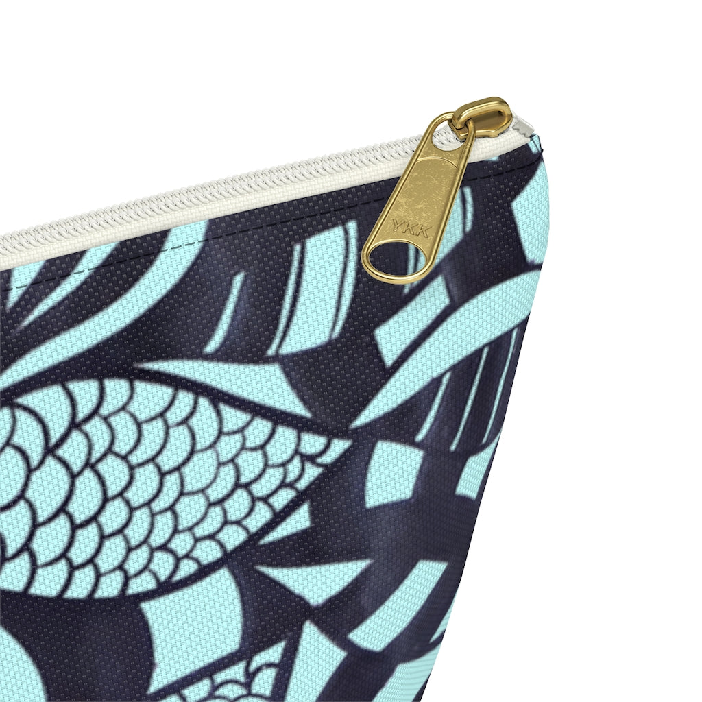 Icy Tropical Minimalist Accessory Pouch