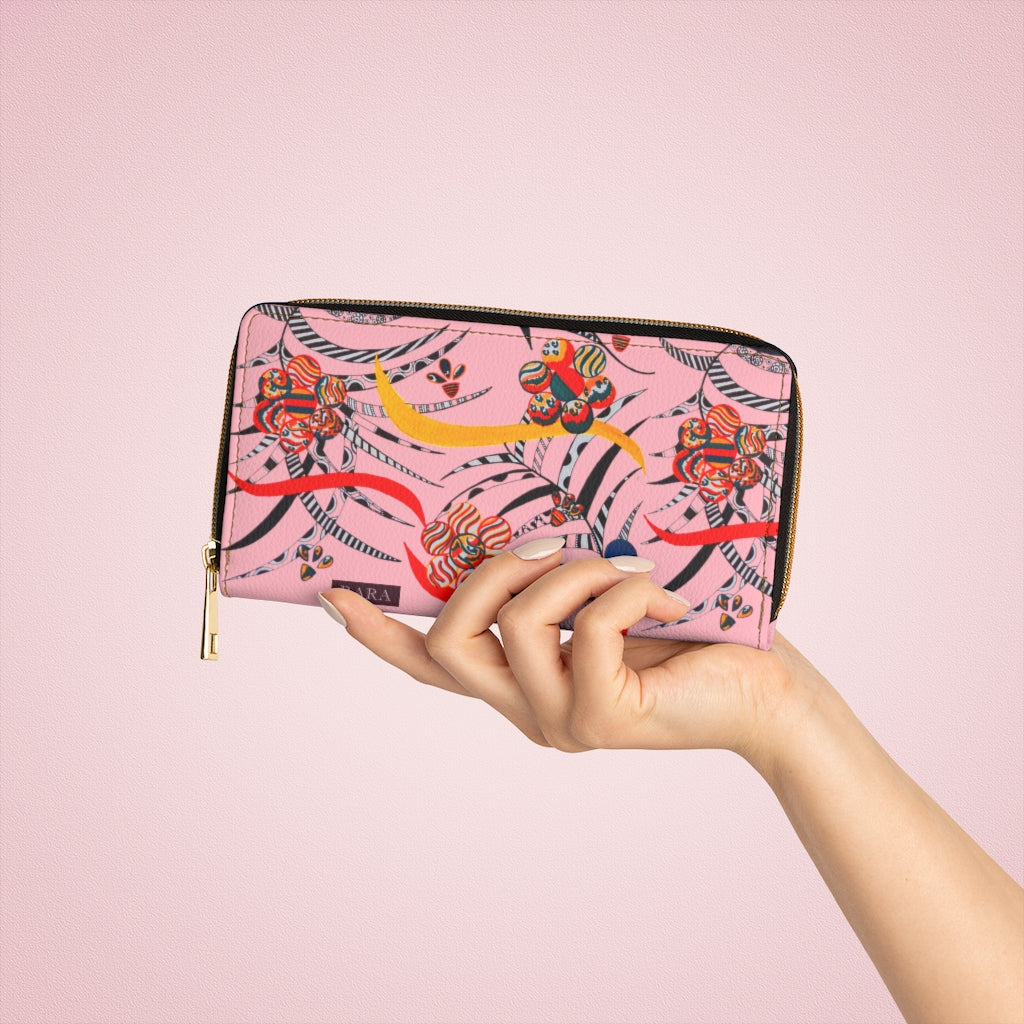 Blush Wilderness Zipper Wallet