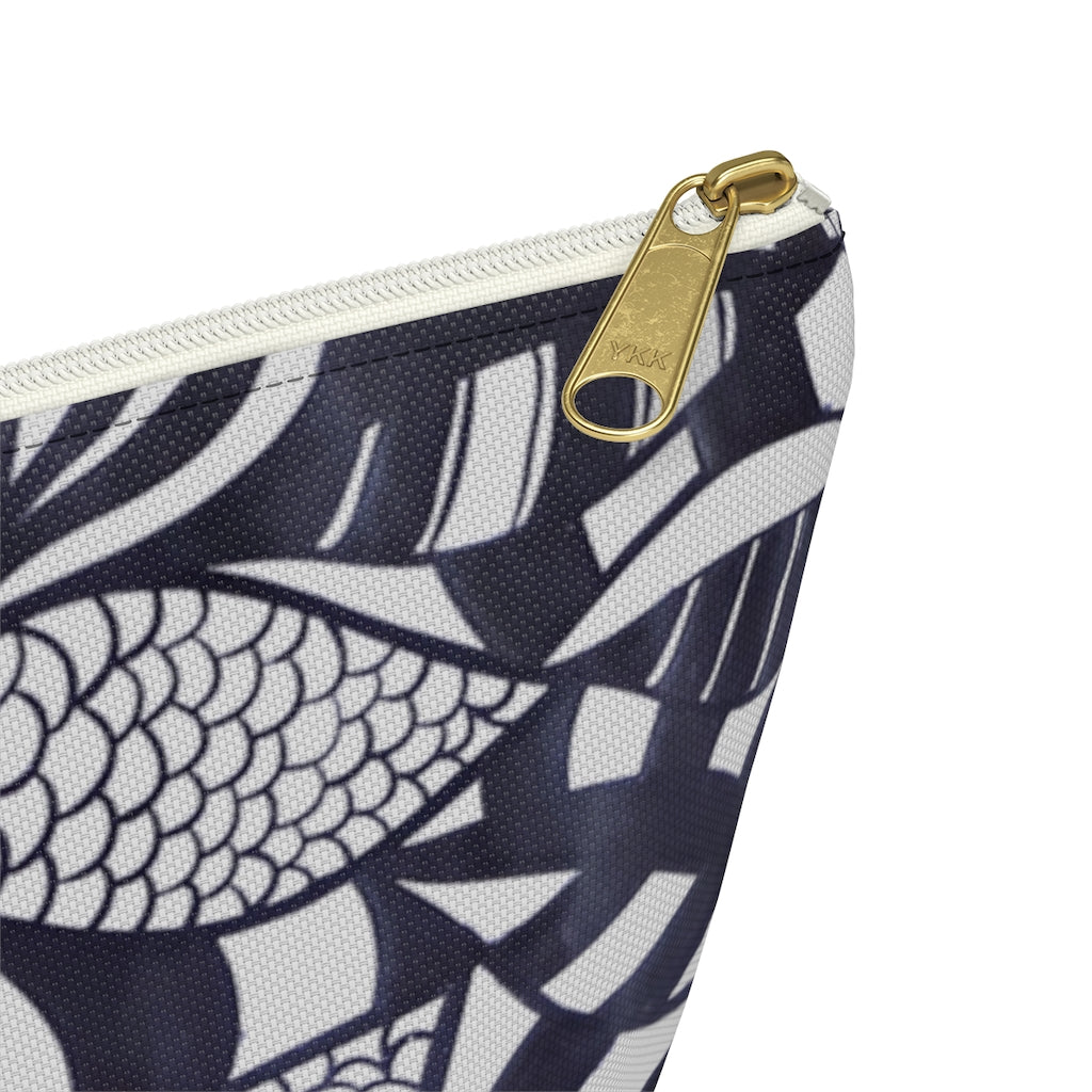 Slate Tropical Minimalist Accessory Pouch