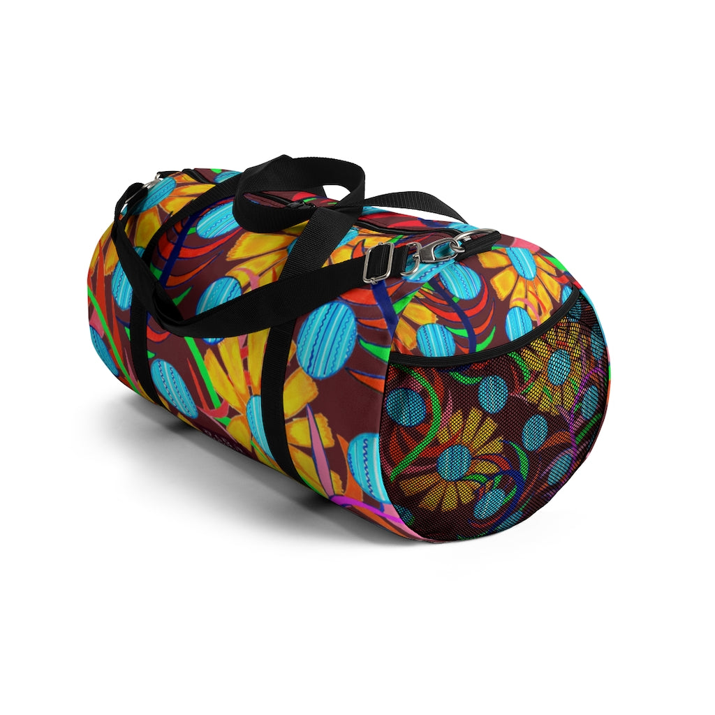 Sunflower Marsala Duffel Bag