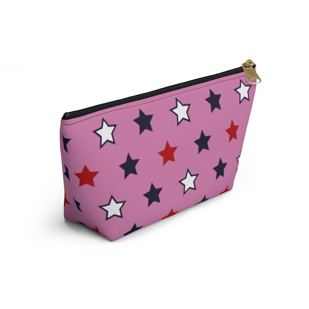 Starry Pink Accessory Pouch