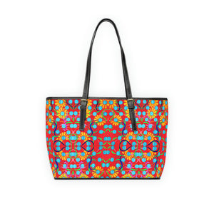 Red Sunflower PU Leather Shoulder Bag