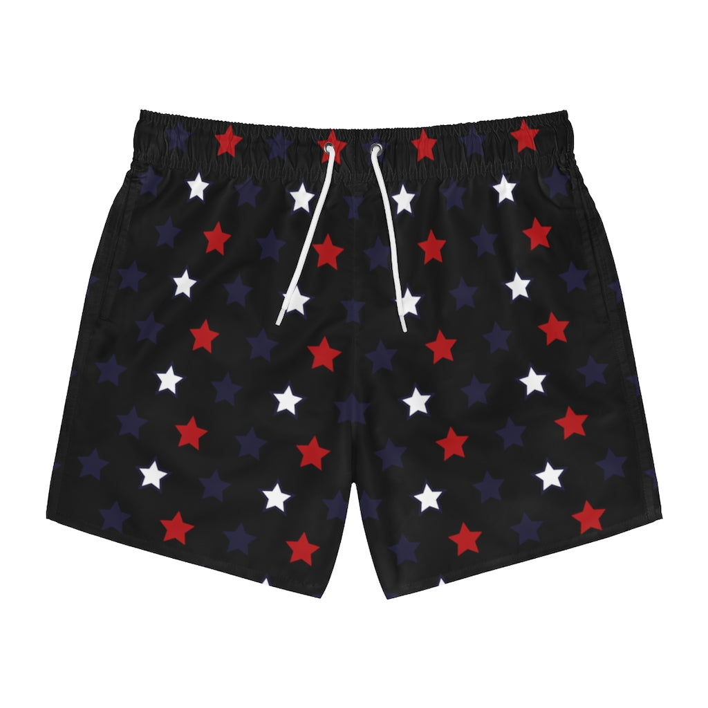 Men's Starboy Black Swimming Trunks