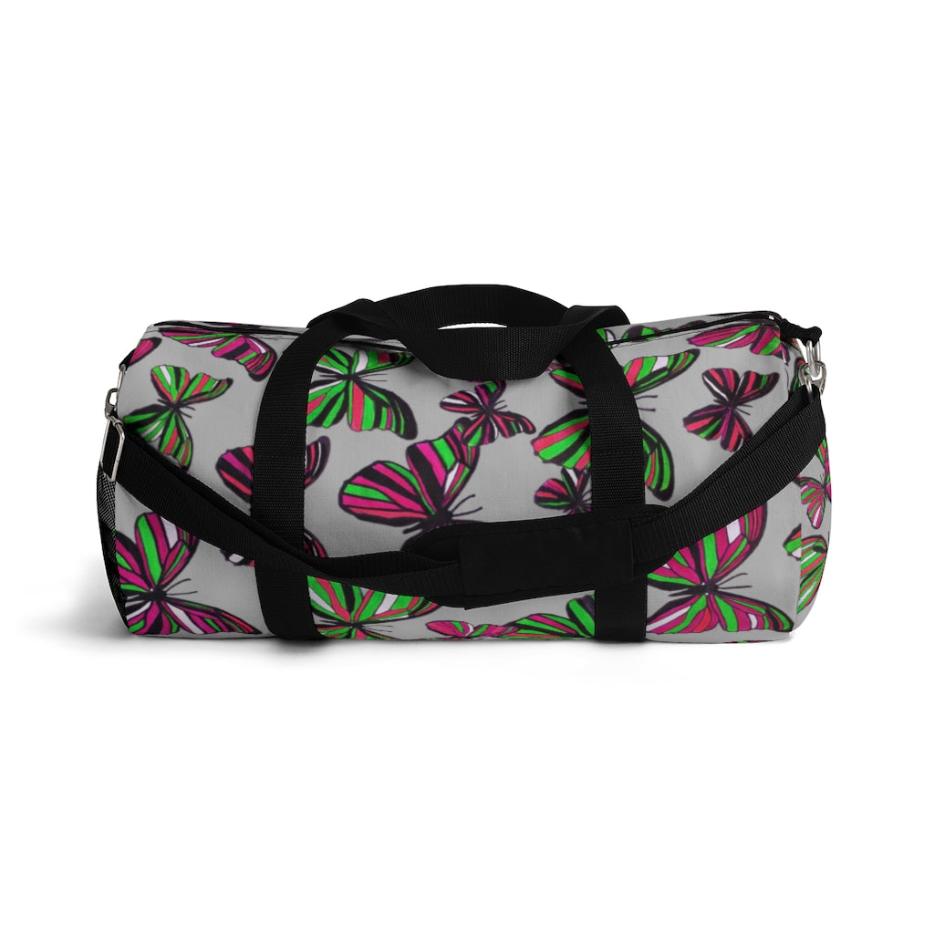 Butterflies Slate Duffel Bag