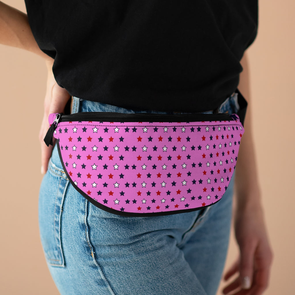 Star Studded Rose Fanny Pack