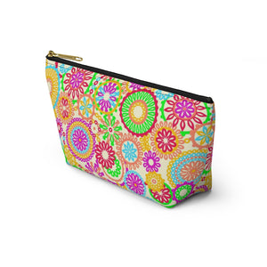 The 70's Vibe Lemon Accessory Pouch