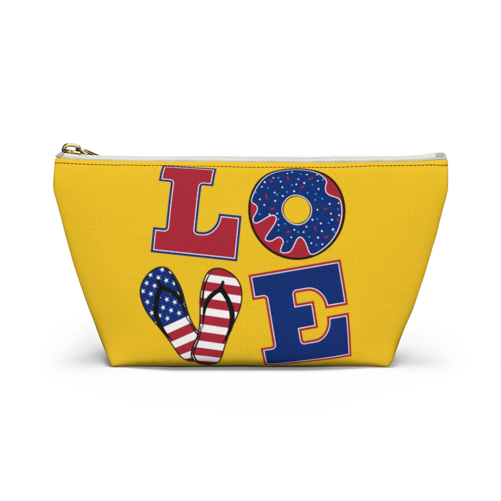 Love Yellow Accessory Pouch