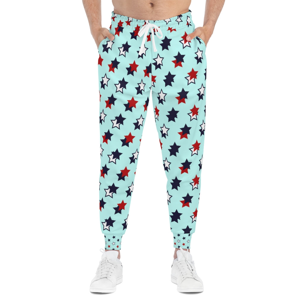 Unisex AOP Starry Powder Blue Joggers