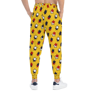 Unisex AOP Starry Yellow Joggers