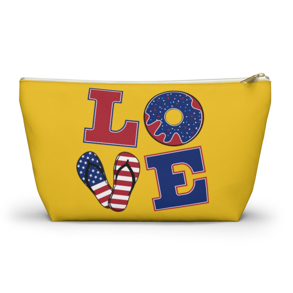 Love Yellow Accessory Pouch