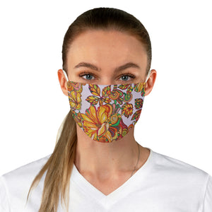 Artsy Floral Fabric Face Mask