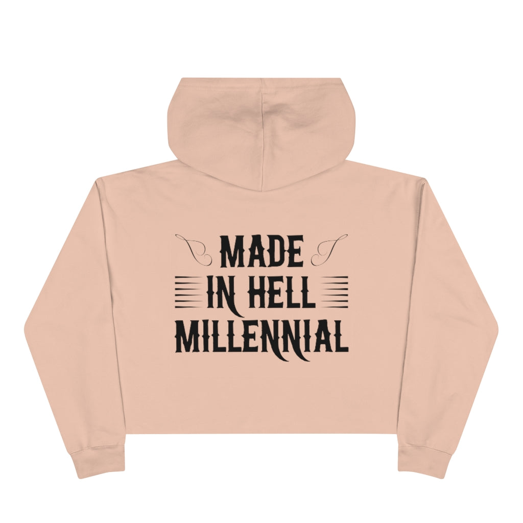 Women's Millennial Crop Hoodie