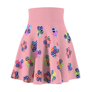 Blush Candy Florals Skater Skirt