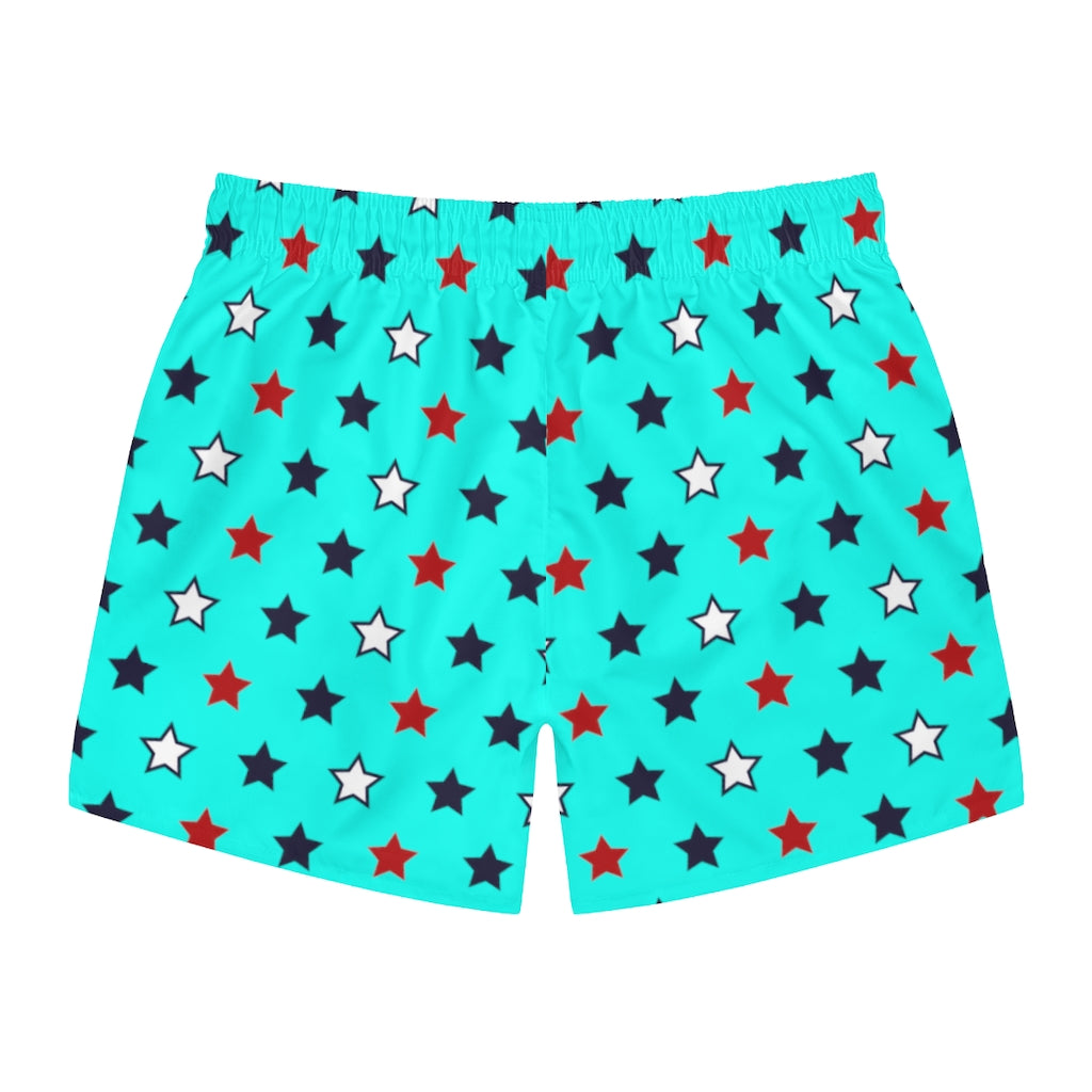 Men's Starboy Cyan Swimming Trunks