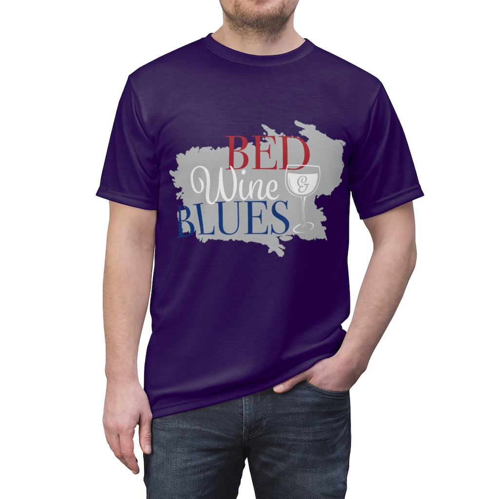 Menswear Violet AOP Blues Tee