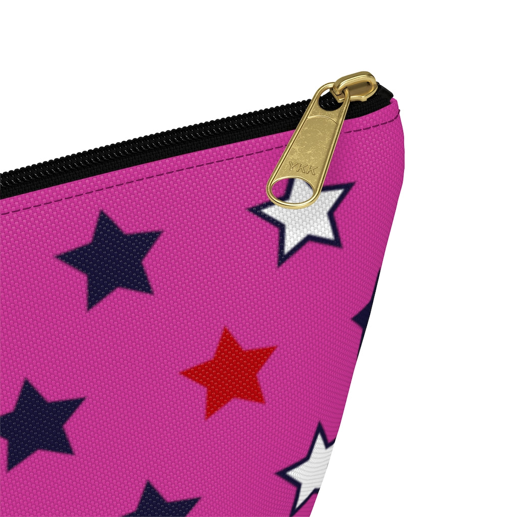 Starry Magenta Accessory Pouch