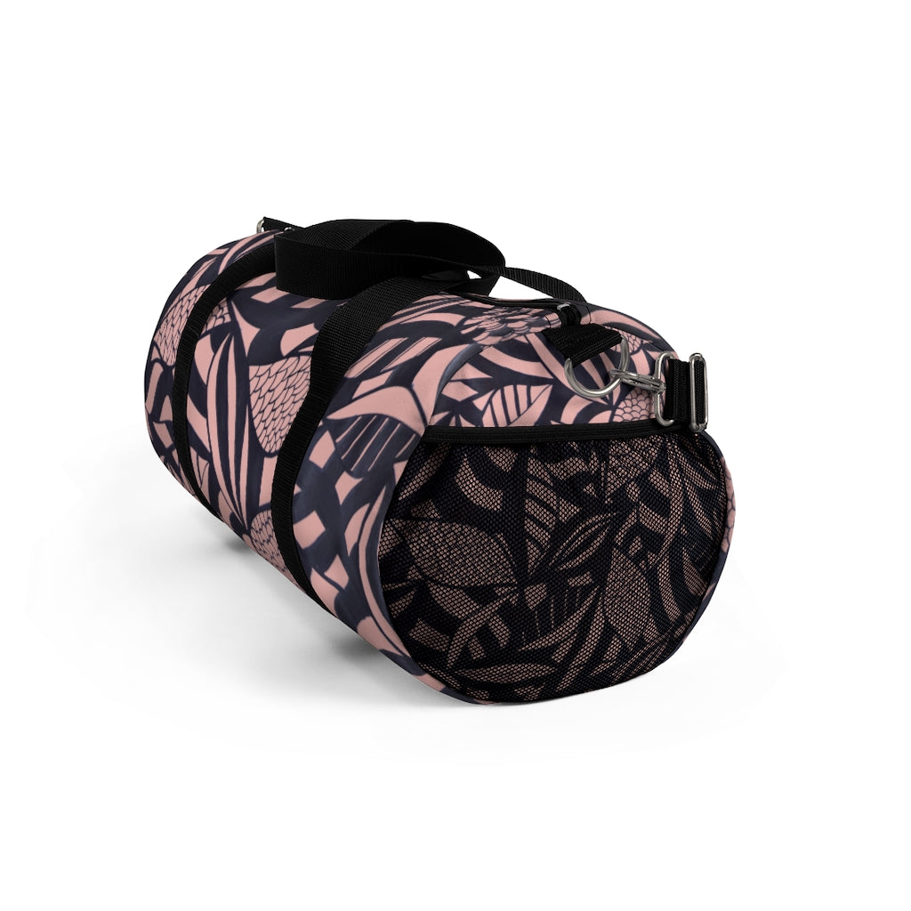 Tropical Minimalist Blush Duffel Bag