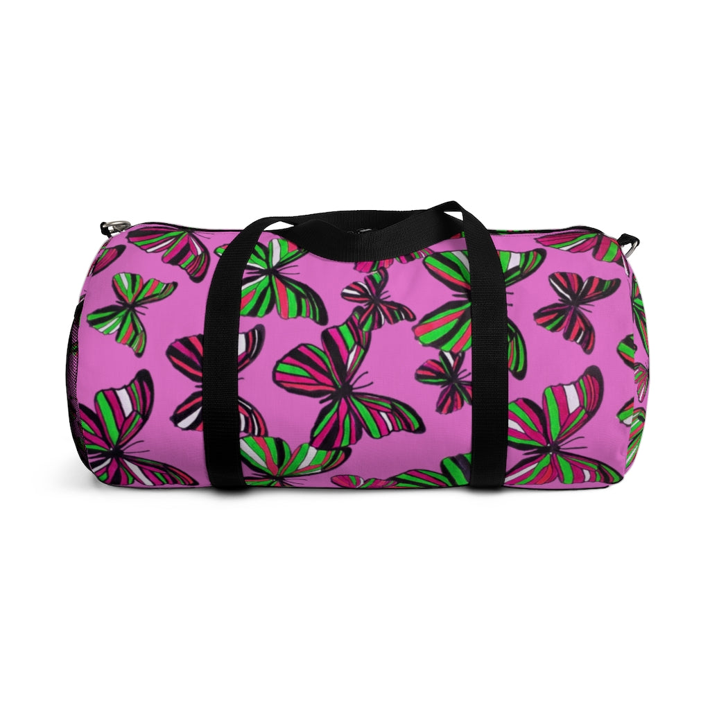 Butterflies Rose Duffel Bag